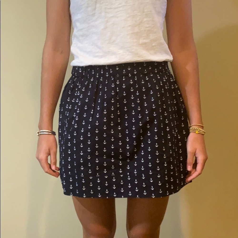 JCREW anchor skirt